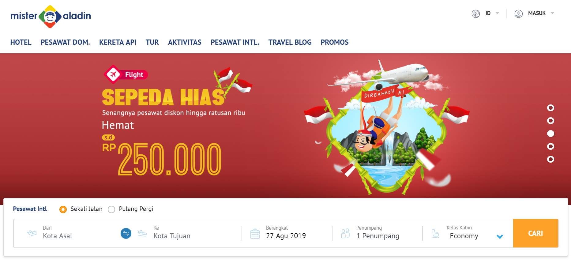  Daftar Harga Promo  Tiket Pesawat Murah Produkasli co id